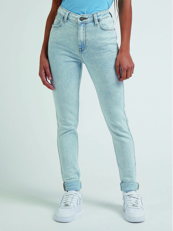 Lee Jeansy Scarlett High L626GWC36 112330603 Błękitny Skinny Fit