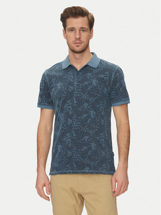 Blend Polo 20718251 Niebieski Regular Fit