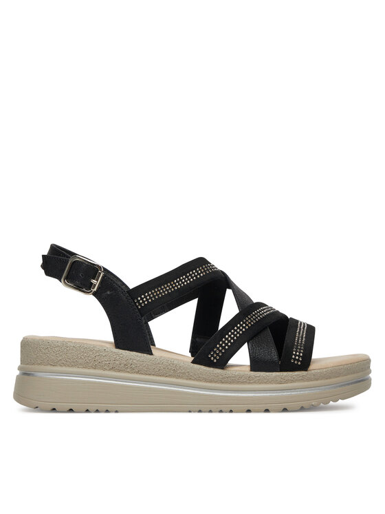 Clara Barson Sandały WS2506-09 Czarny
