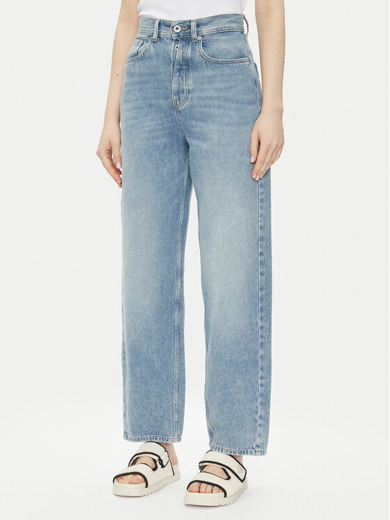 Pepe Jeans Jeansy PL204739 Niebieski Loose Fit