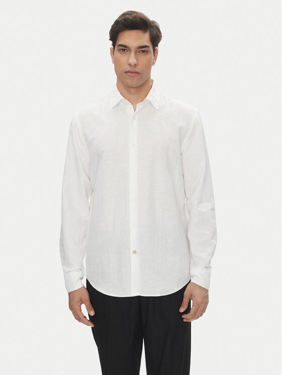 BOSS Koszula C-Hal 50539531 Biały Casual Fit