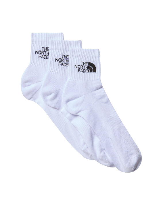 The North Face Zestaw 3 par wysokich skarpet męskich NF0A882GFN41 Biały