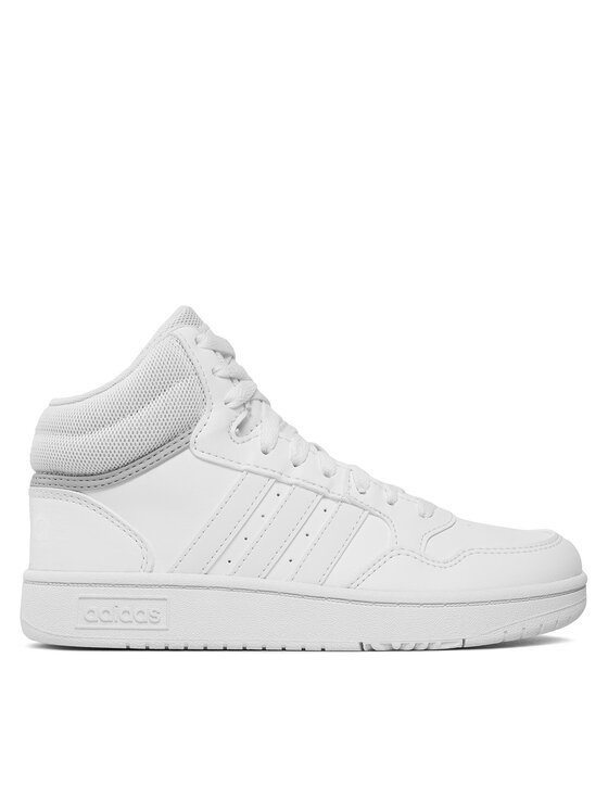 adidas Sneakersy Hoops 3.0 Mid K GW0401 Biały