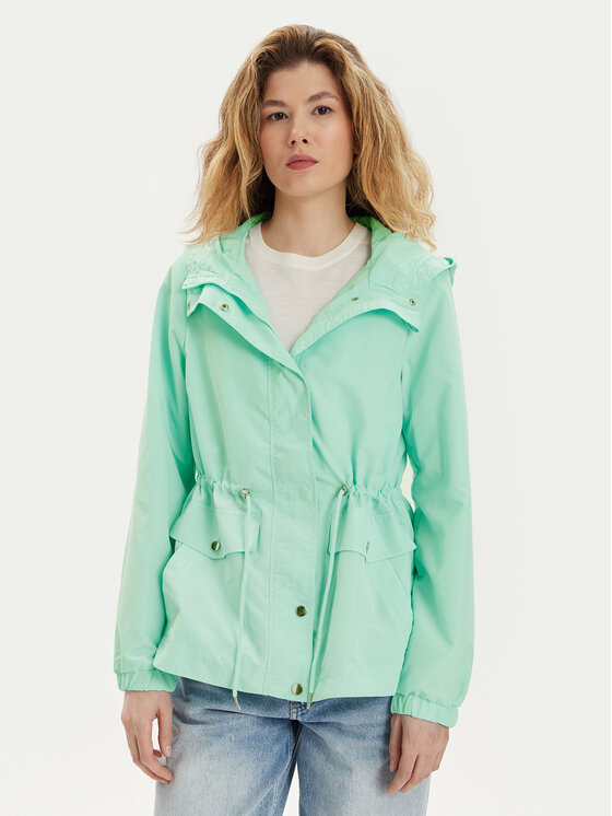 Vero Moda Parka Paisley 10301577 Niebieski Regular Fit
