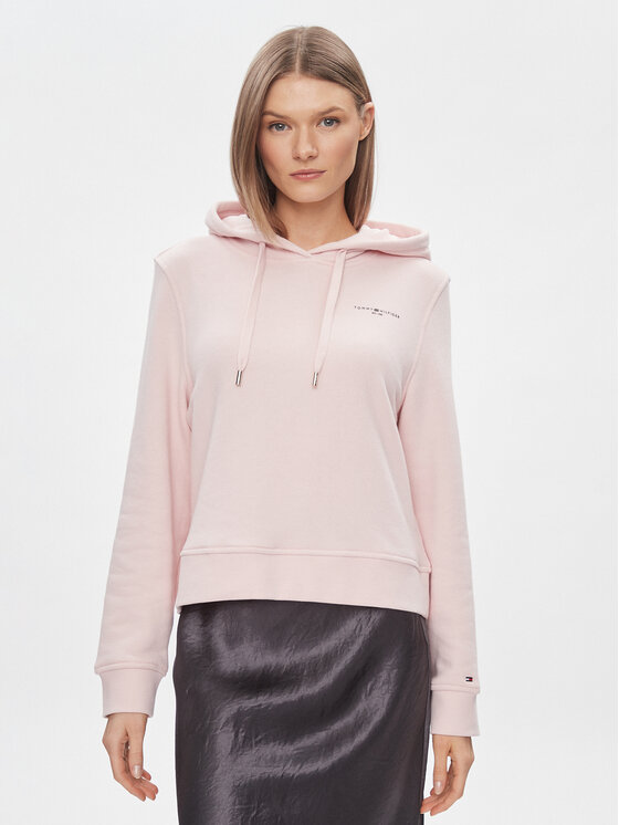 Tommy Hilfiger Bluza 1985 WW0WW40274 Różowy Relaxed Fit