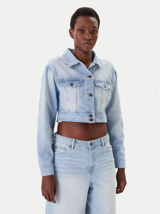 Karl Kani Kurtka jeansowa PD00005493 Niebieski Regular Fit