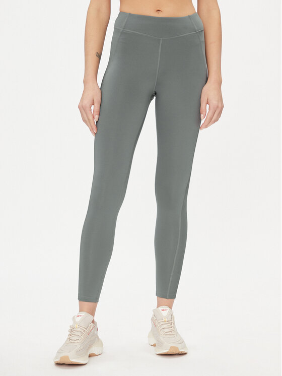 Reebok Legginsy Yoga Performance IM4047 Szary Fitted Fit