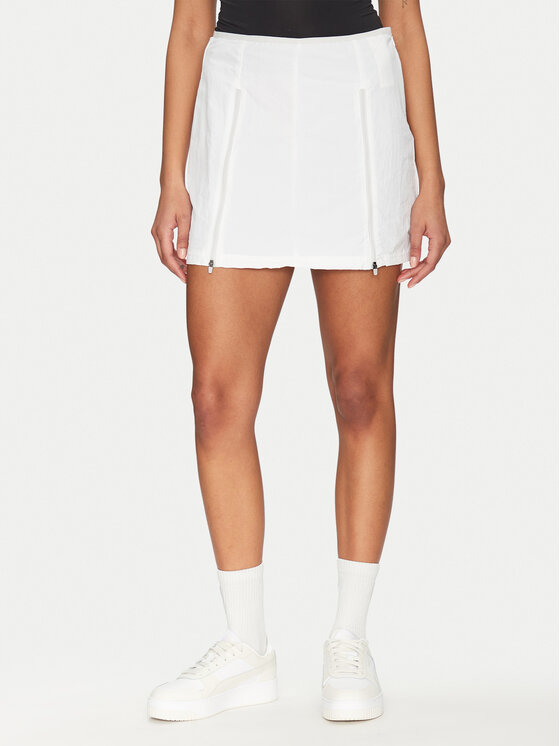 Puma Spódnica trapezowa Dare To 629830 Biały Regular Fit