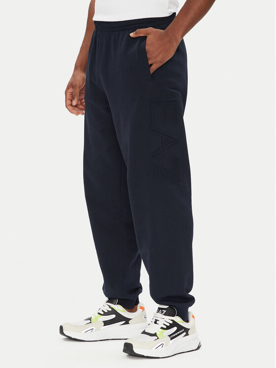 EA7 Emporio Armani Spodnie dresowe 7M000154 AF10432 UB102 Granatowy Regular Fit