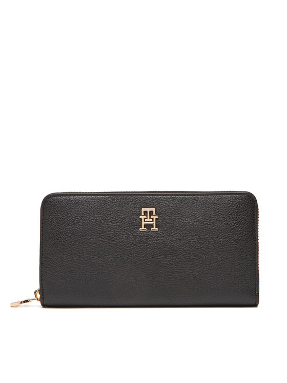 Tommy Hilfiger Duży Portfel Męski Th Distinct Lrg Za AW0AW17482 Czarny