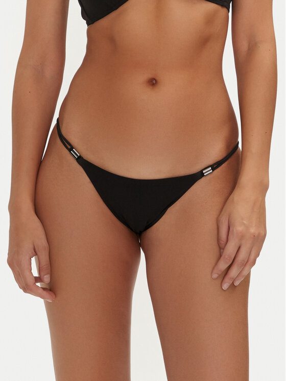 Calvin Klein Swimwear Dół od bikini KW0KW02738 Czarny