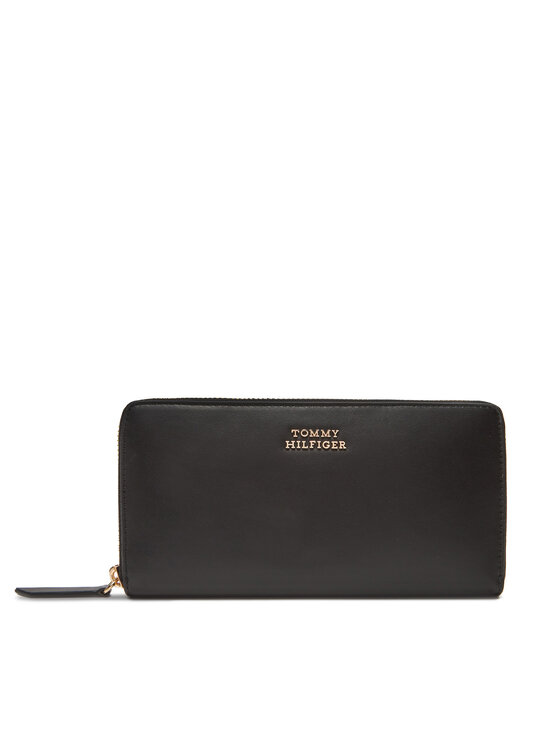 Tommy Hilfiger Duży Portfel Męski Th Leather Slg Lrg Za AW0AW17498 Czarny