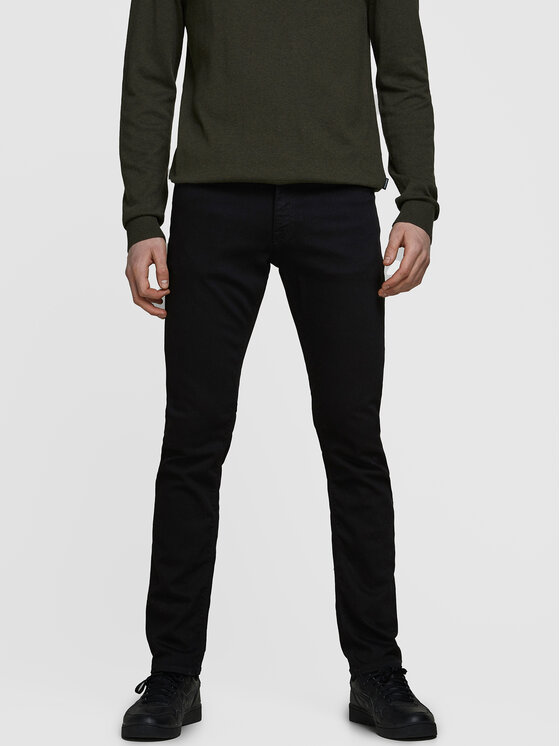 Jack&Jones Jeansy Glenn Felix 12113450 Czarny Slim Fit