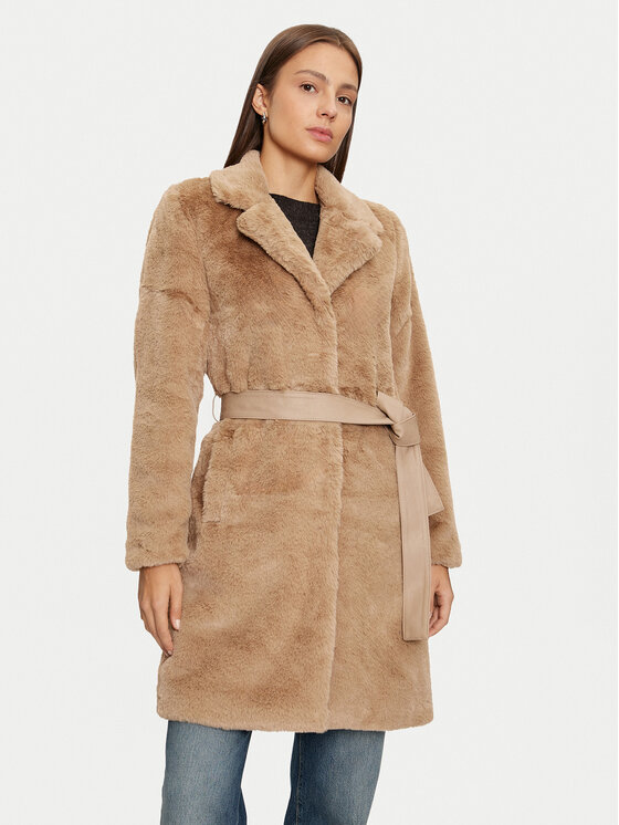 ONLY Futro Vida 15322103 Beżowy Regular Fit