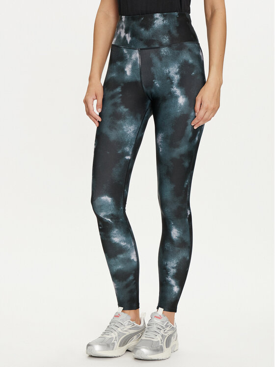 Reebok Legginsy Id Train Aop 100034952 Czarny Slim Fit