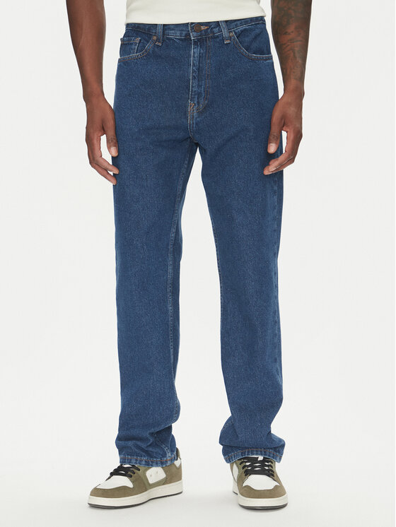 DC Jeansy Worker Straight ADYDP03072 Niebieski Regular Fit