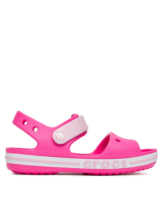 Crocs Sandały BAYABAND SANDAL K 211054-6QQ Różowy