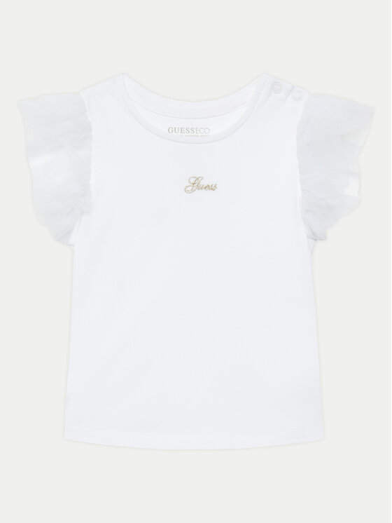 Guess Bluzka K5GI18 K6YW4 Biały Regular Fit