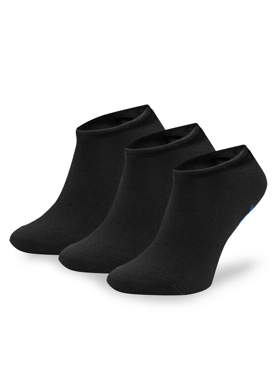 Reebok Zestaw 3 par niskich skarpet unisex R0253-SS24 (3-pack) Czarny