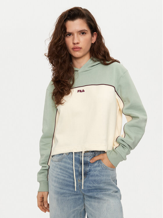 Fila Bluza Laagna FAW0907 Zielony Regular Fit