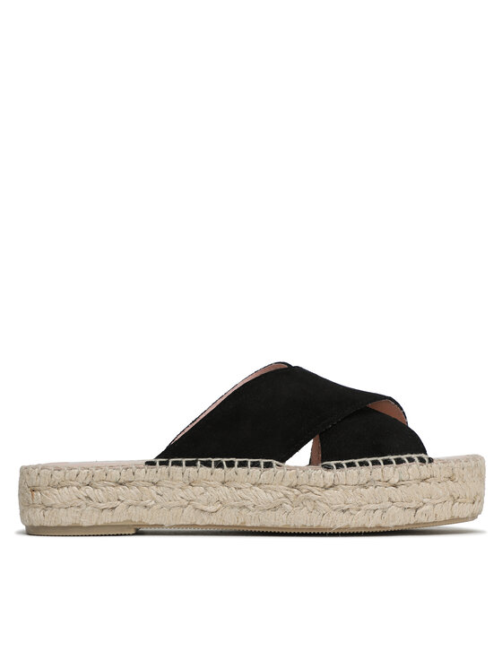 Manebi Espadryle Double Sole X Bands Sandals K 1.0 DX Czarny