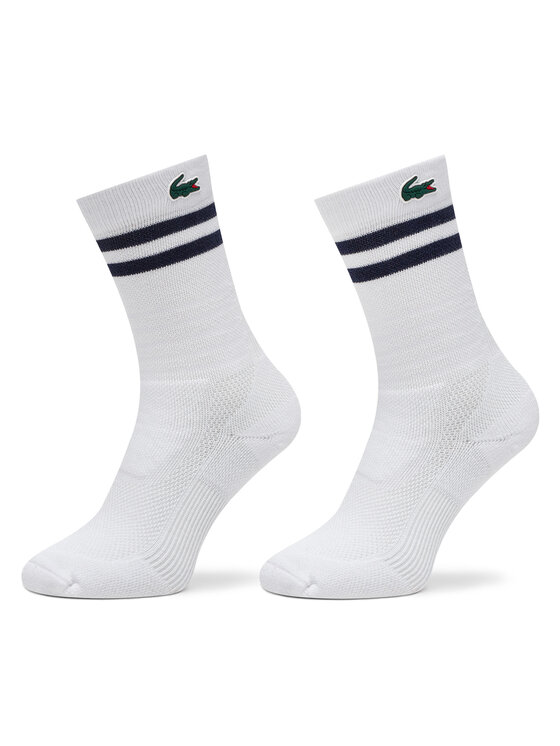 Lacoste Skarpety wysokie unisex RA1095 Biały