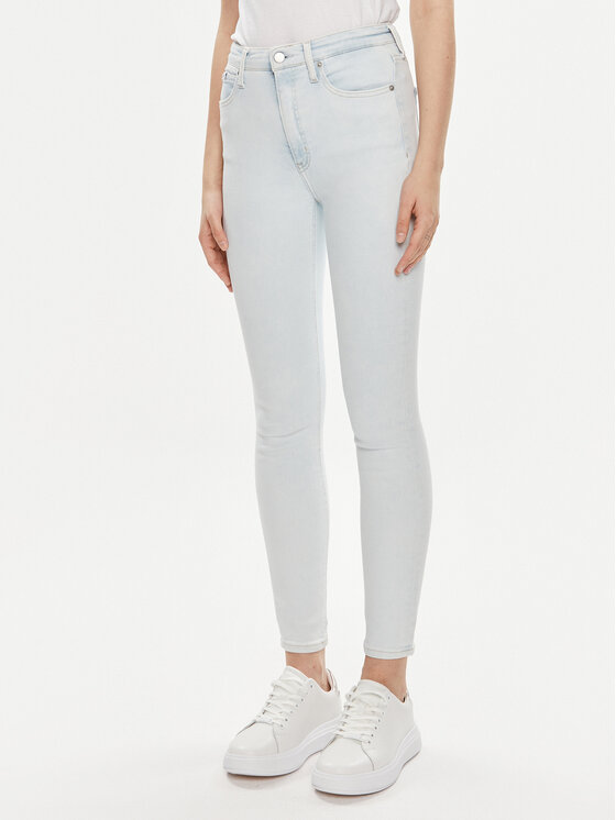 Calvin Klein Jeans Jeansy J20J223308 Niebieski Skinny Fit