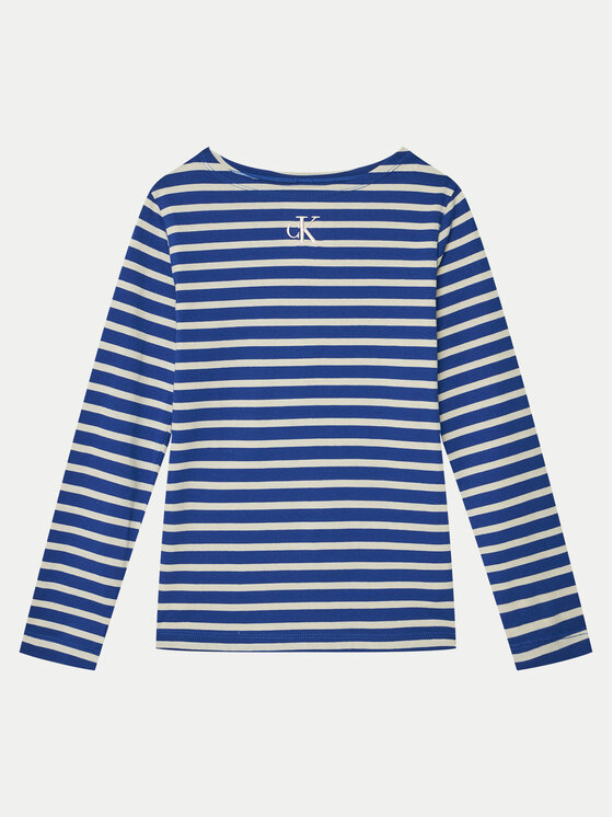 Calvin Klein Jeans Bluzka IG0IG02798 Niebieski Regular Fit