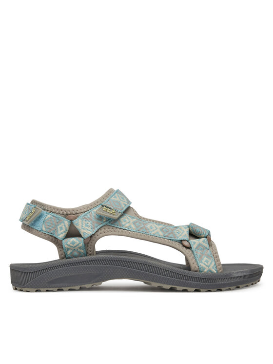 Jack Wolfskin Sandały Wave Breaker 4050291 Zielony