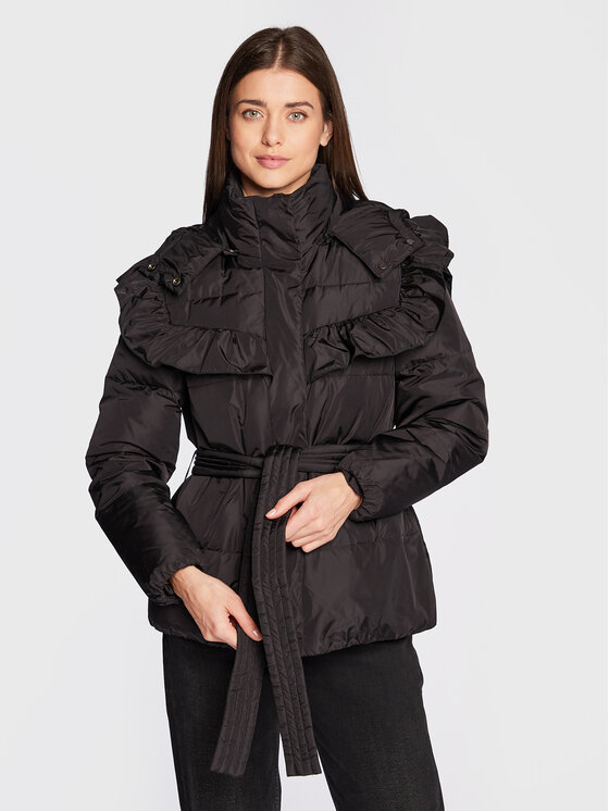Bruuns Bazaar Kurtka puchowa Down Lenina BBW2992 Czarny Regular Fit