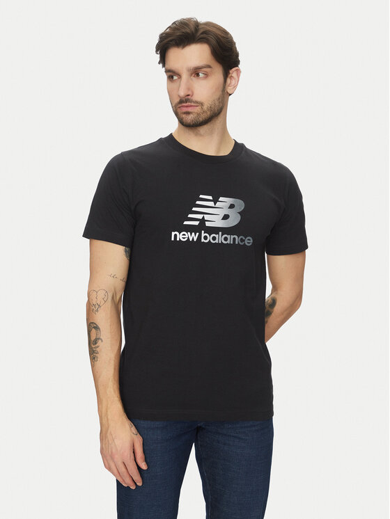 New Balance T-Shirt Essentials MT51503 Czarny Regular Fit