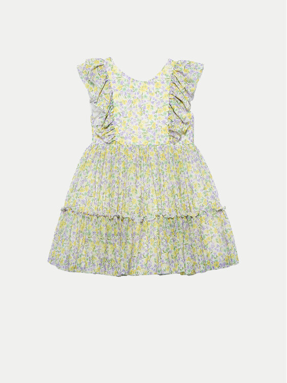 Abel & Lula Sukienka letnia 5046 Zielony Regular Fit