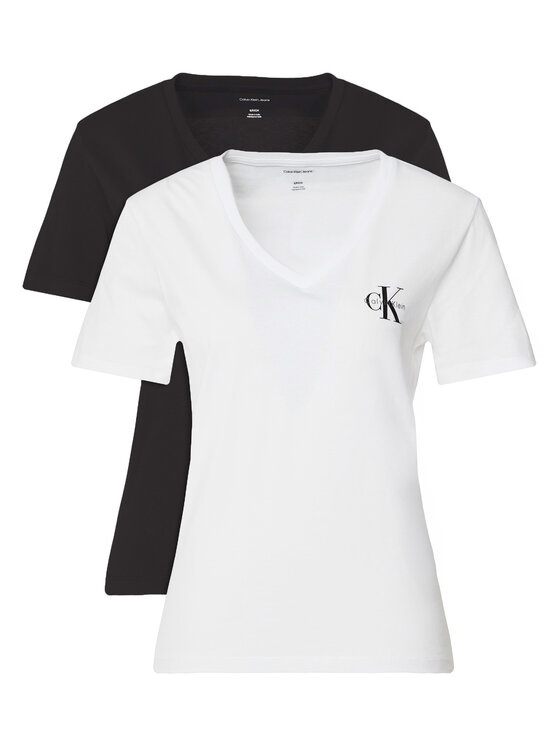 Calvin Klein Jeans Komplet 2 t-shirtów LV047C906G Kolorowy Regular Fit