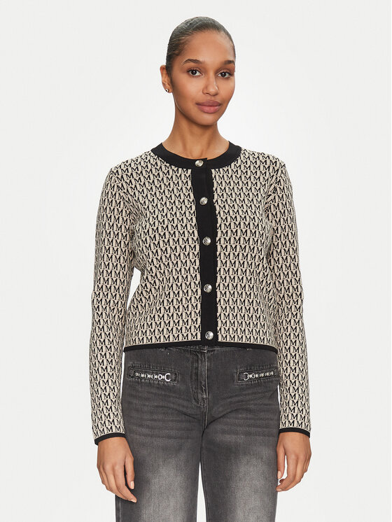 Morgan Kardigan 251-MESTA Czarny Regular Fit