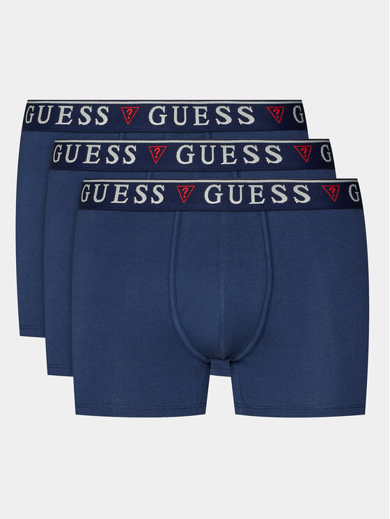 Guess Komplet 3 par bokserek U97G01 KCD31 Granatowy