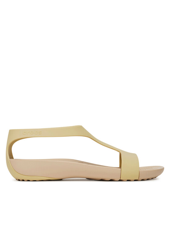 Crocs Sandały SERENA SANDAL 205469-212 Zielony