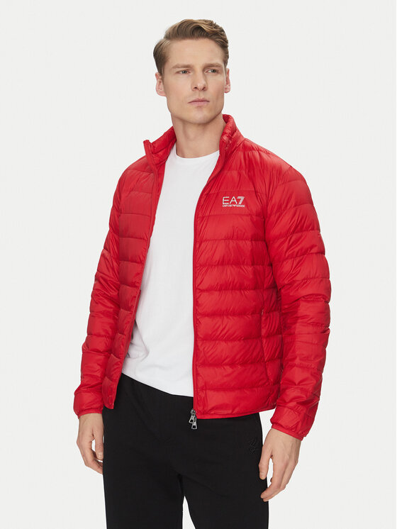 EA7 Emporio Armani Kurtka puchowa 8NPB23 PNGPZ 1461 Czerwony Regular Fit