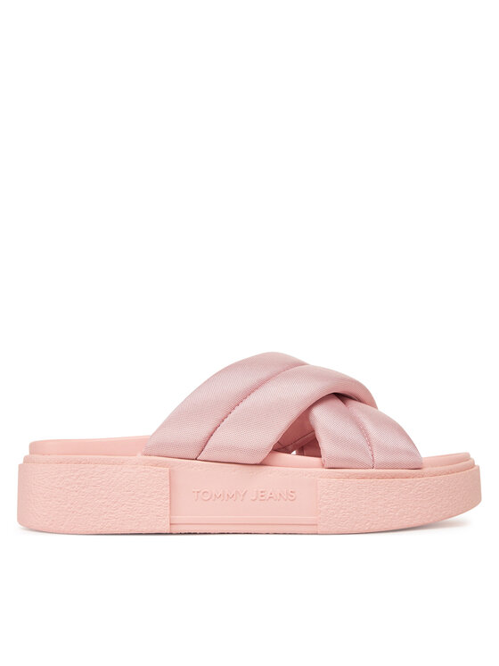 Tommy Jeans Klapki Tjw Flatform Sandal EN0EN02775 Różowy