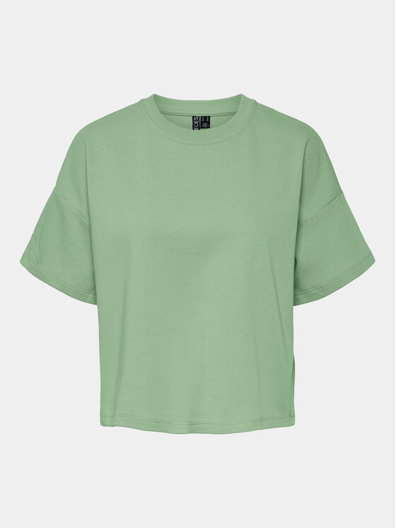 Pieces T-Shirt Chilli Summer 17118870 Zielony Loose Fit