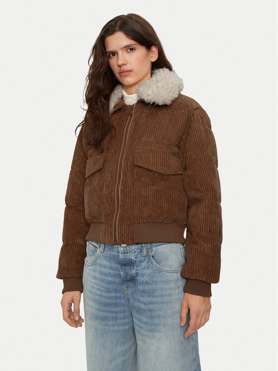 Save The Duck Kurtka bomber D32011W VELY19 Brązowy Regular Fit