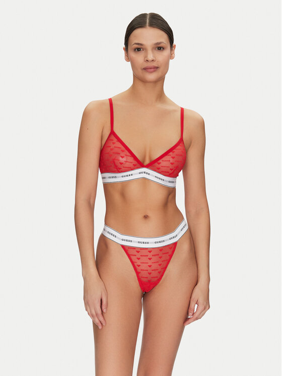 Guess Komplet bielizny O5RG05 KCMT0 Czerwony
