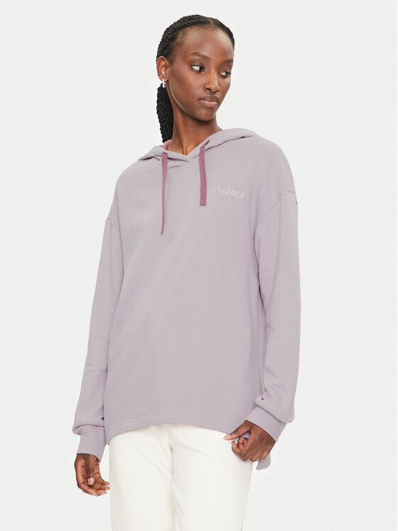 adidas Bluza Terrex Logo IN4712 Różowy Regular Fit