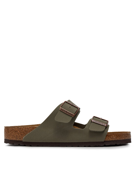 Birkenstock Klapki Arizona Birko-Flor nubuk 0151211 Szary