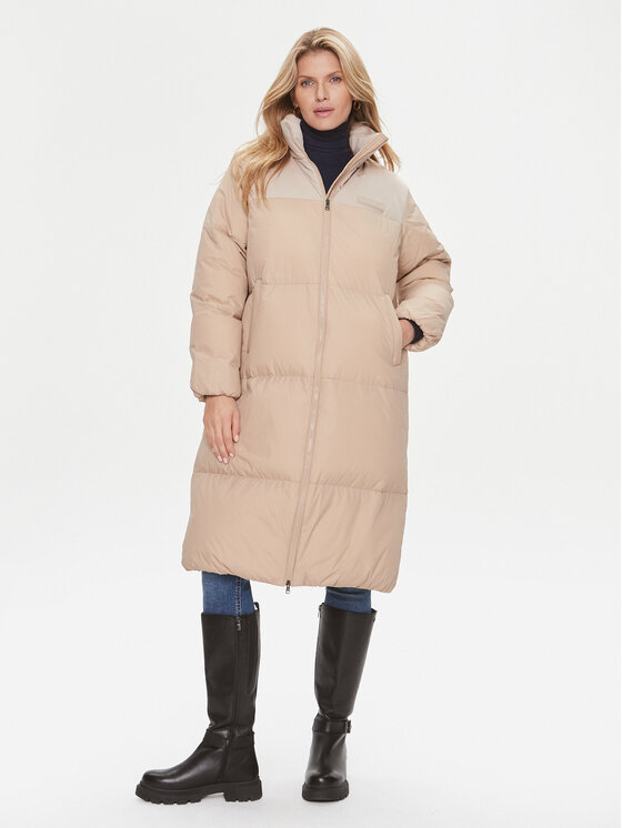 Tommy Hilfiger Kurtka zimowa New York WW0WW39749 Beżowy Relaxed Fit