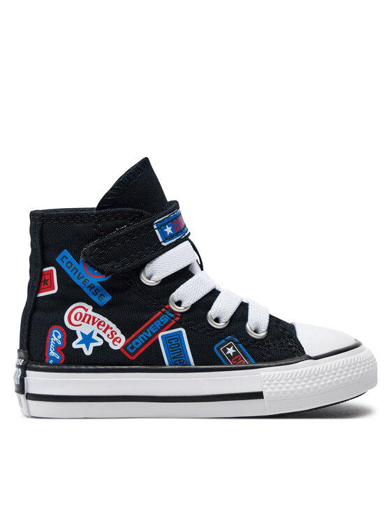Converse Trampki Chuck Taylor All Star Easy On Stickers A06357C Czarny
