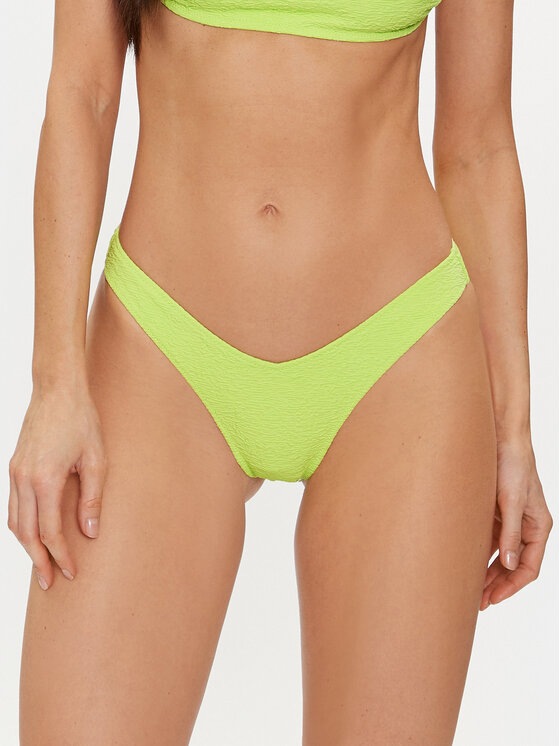 Calvin Klein Swimwear Dół od bikini KW0KW02399 Zielony