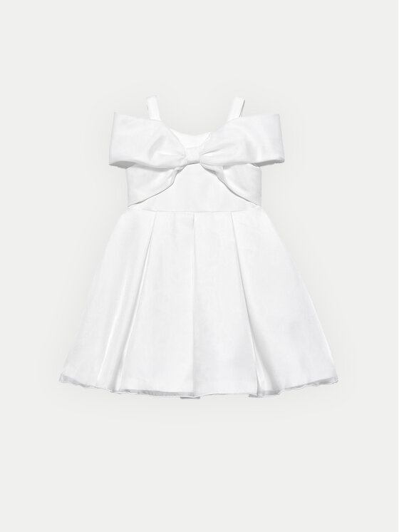 Abel & Lula Sukienka elegancka 5031 Biały Regular Fit