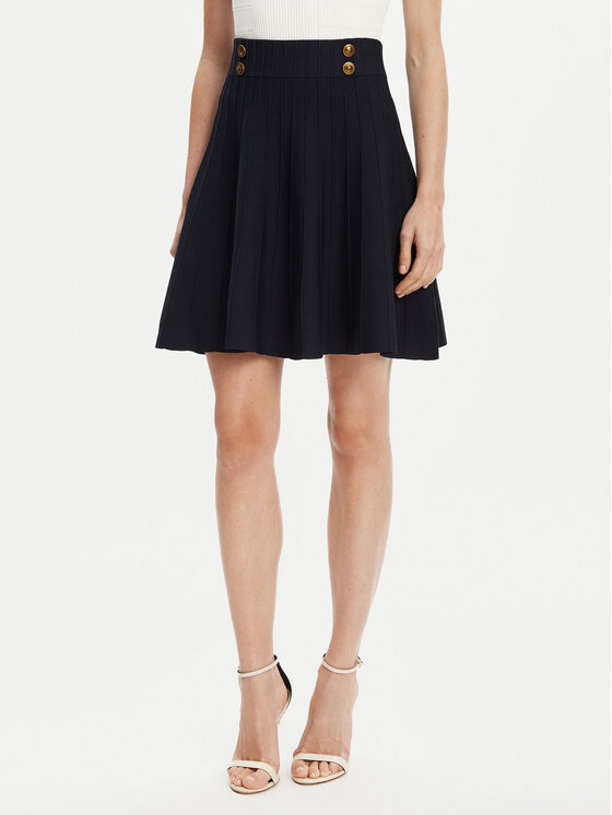 Guess Spódnica mini W5YD65 Z0130 Granatowy Regular Fit