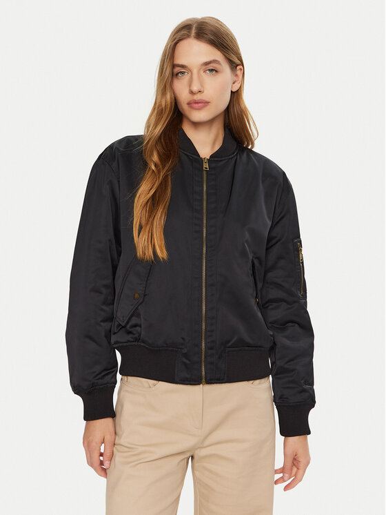 Champion Kurtka bomber 117578 Czarny Custom Fit