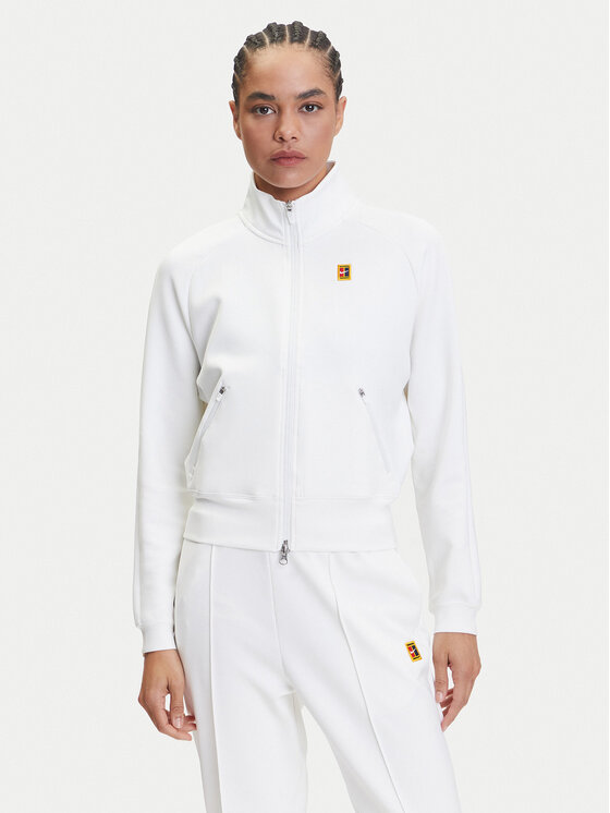 Nike Bluza Court Heritage Full Zip CV4701 Biały Regular Fit